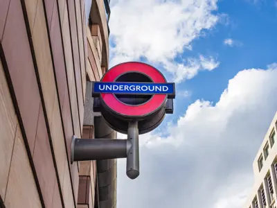train passing through london underground