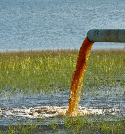 Water Pollution Stock Photo