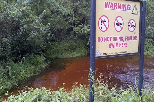 Polluted Stream At Ogale (1)